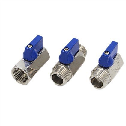 صمام كروي صغير من الفولاذ المقاوم للصدأ ذكر أنثى